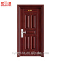 Porte intérieure décorative en acier porte ouverte à battant intérieur à une vantail avec serrure de sécurité